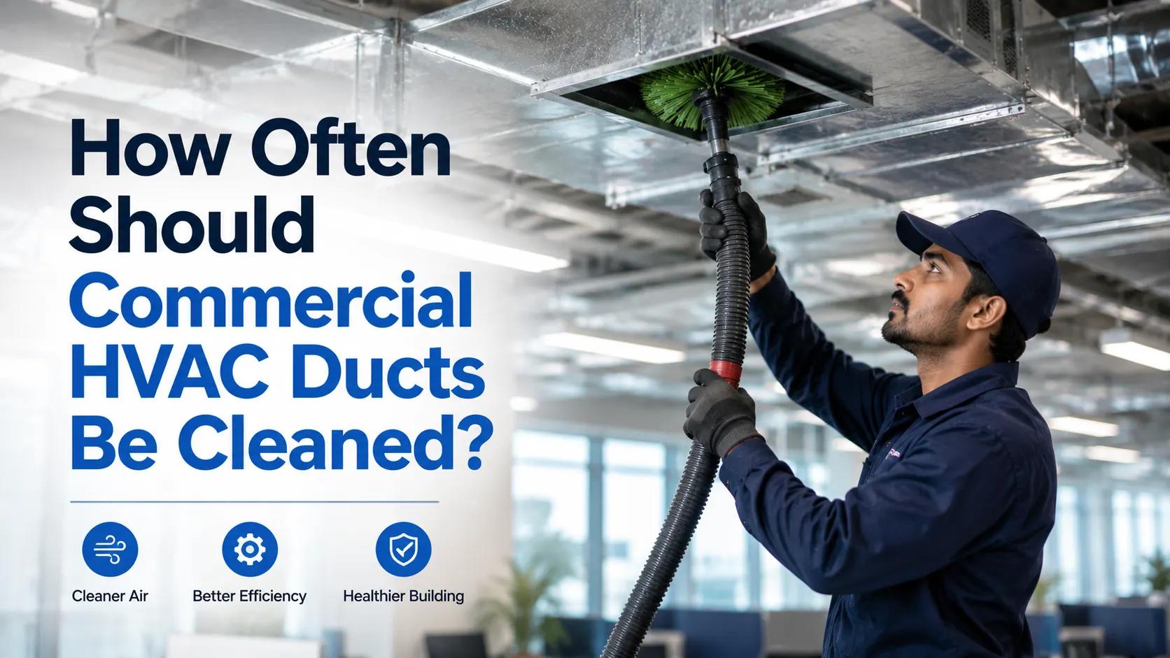 How Often Should Commercial HVAC Ducts Be Cleaned?