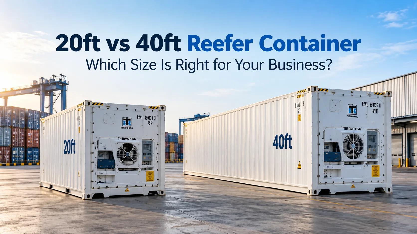 20ft vs 40ft Reefer Container: Which Size Is Right for Your Business?